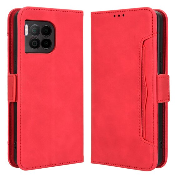 Etui z klapką do T Phone 2 Pro 5G, Card Slot, czerwone