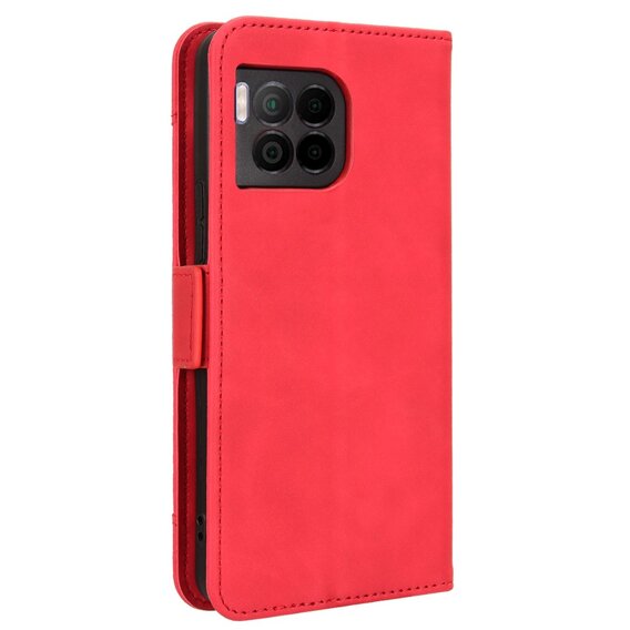 Etui z klapką do T Phone 2 Pro 5G, Card Slot, czerwone