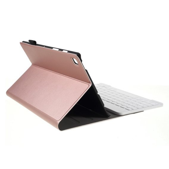 Etui z klawiaturą do Samsung Galaxy Tab S5e SM-T720, różowe rose gold