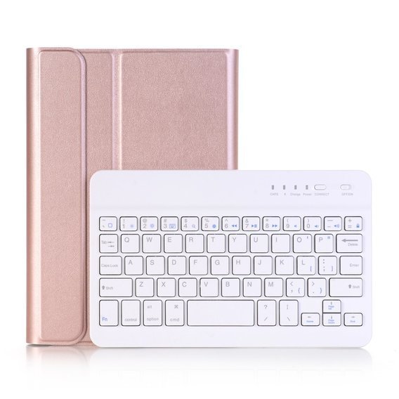 Etui z klawiaturą do iPad mini 2019 / iPad mini 4, różowe rose gold