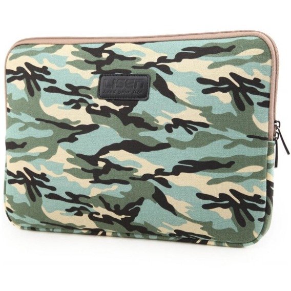 LISEN Etui Sleeve Bag do MACBOOK AIR/PRO 13 - Camouflage Green