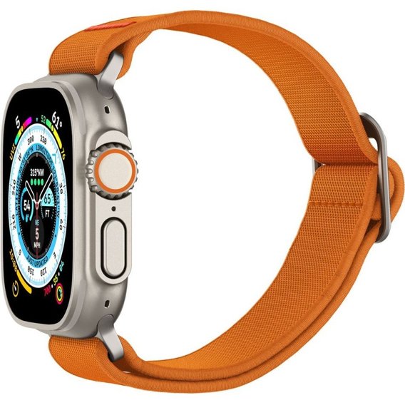 Pasek SPIGEN do Apple Watch 1/2/3/4/5/6/7/8/SE/Ultra 42/44/45/49MM, Fit Lite Ultra, Pomarańczowy