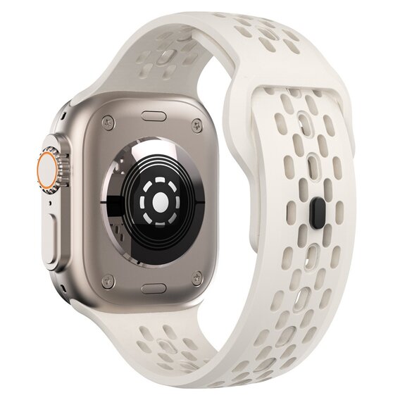 Pasek Silikonowy do Apple Watch 1/2/3/4/5/6/7/8/SE/ULTRA 42/44/45/49MM, Beżowy