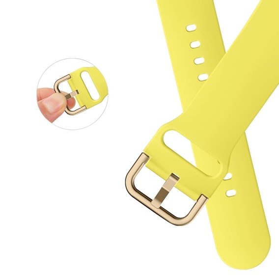 Pasek Silikonowy do Apple Watch 1/2/3/4/5/6/7/8/SE/ULTRA 42/44/45/49mm, Żółty