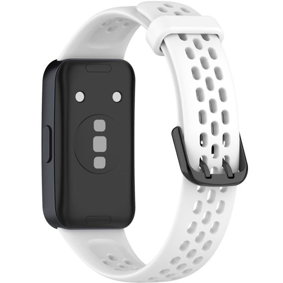 Pasek Silikonowy do Huawei Band 8 / Huawei Band 9, Biały