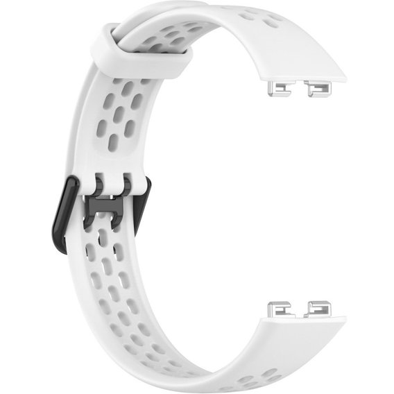 Pasek Silikonowy do Huawei Band 8 / Huawei Band 9, Biały