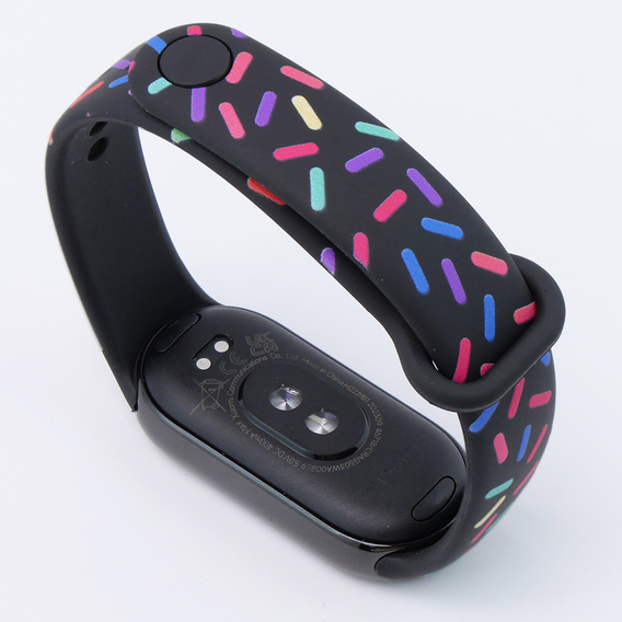 Pasek Silikonowy do Xiaomi Smart Mi Band 8 / Xiaomi Smart Mi Band 9, Czarny