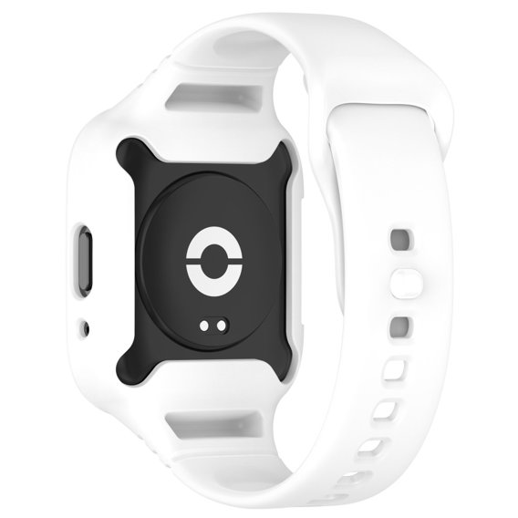 Pasek Silikonowy z Etui do Xiaomi Redmi Watch 3 Active, Biały
