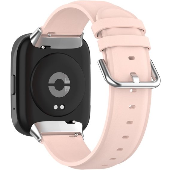 Pasek Skórzany do Xiaomi Redmi Watch 3 Active, Różowy