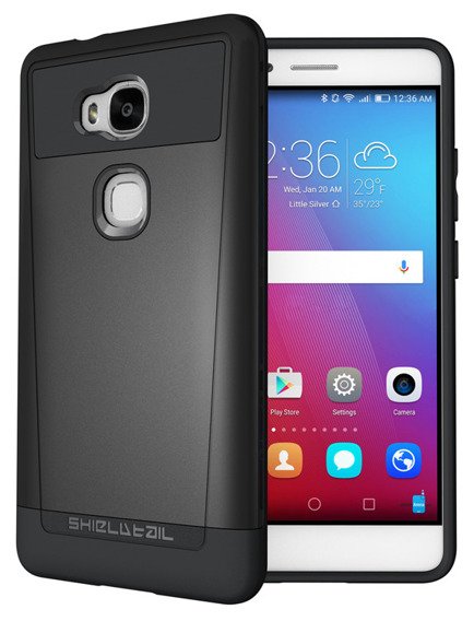 SHTLⓇ Etui Dual Shell Huawei Honor 5X - Black