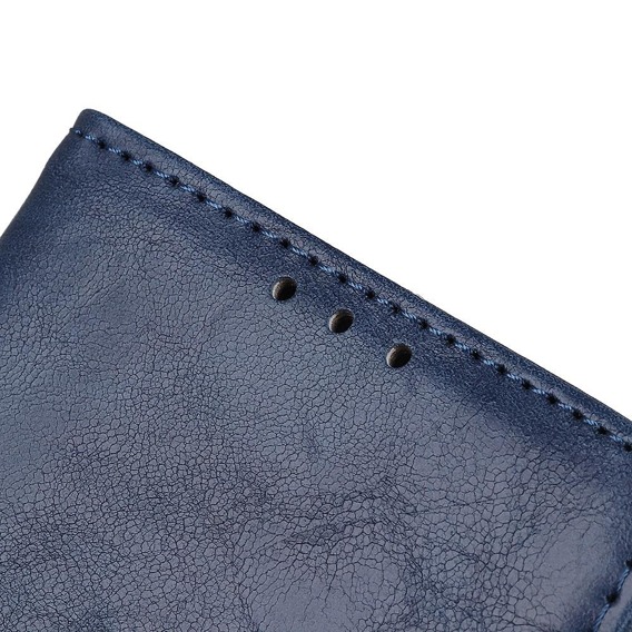 Skórzane Etui Wallet  do Samsung Galaxy A20E - Blue