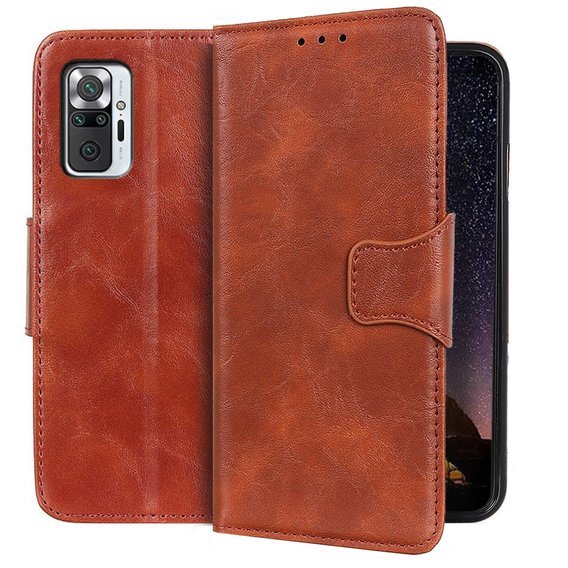 Skórzane Etui Wallet Do Xiaomi Redmi Note 10 Pro Brown Sklep Xgsmpl 