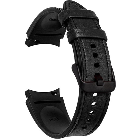 Skórzany Pasek do Samsung Galaxy Watch 4/5, Black sklep XGSM.pl