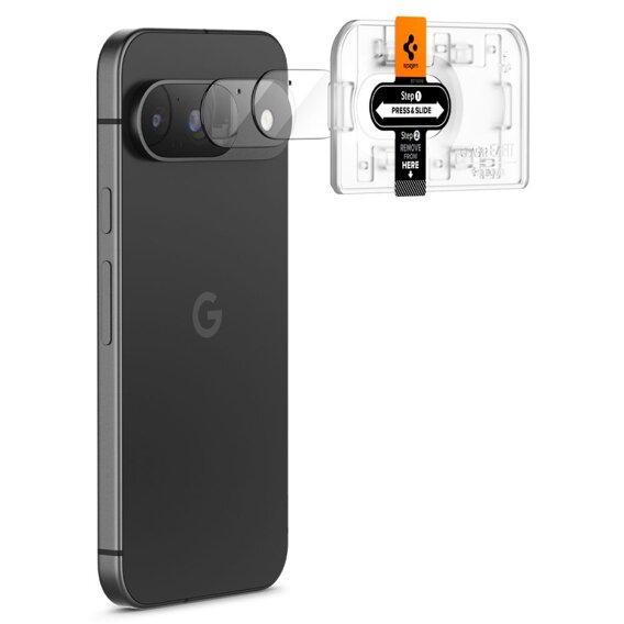 Spigen OPTIK.TR ”EZ FIT” Szkło Hartowane na Aparat do Google Pixel 9 (2 sztuki)