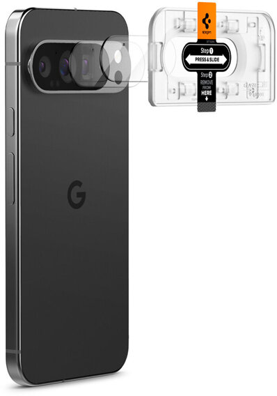 Spigen OPTIK.TR ”EZ FIT” Szkło Hartowane na Aparat do Google Pixel 9 Pro (2 sztuki)