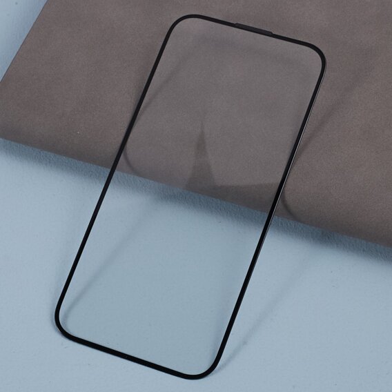 Szkło Hartowane 3D do iPhone 15 Pro Max, z osłoną głośnika, czarne