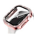 2w1 Etui + Szkło Hartowane do Apple Watch 4/5/6/SE 40mm, Różowe