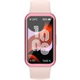 2w1 Etui z Osłoną Silikonową do Huawei Band 8 / Huawei Band 9, Różowe