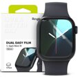 3x Folia Ochronna Ringke Dual Easy Film do Apple Watch 10 42MM (3 sztuki)