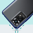 Etui AntiDrop Matte Hybrid do Xiaomi Redmi Note 11 / Note 11S, Blue