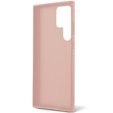 Etui GUESS do Galaxy S23 Ultra, Glitter Script Hardcase, różowe