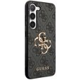 Etui GUESS do Samsung Galaxy S24, 4G Big Metal Logo, szare