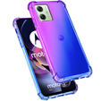 Etui Gradient Dropproof do Motorola Moto G54 5G, Fioletowe / niebieskie