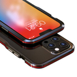 Etui LUPHIE do iPhone 13 Pro Max, Armor Bumper, czarne / czerwone