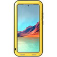 Etui Love Mei do Samsung Galaxy S22 Ultra, pancerne bez szkła, żółte