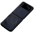 Etui MagSafe do Samsung Galaxy Z Flip4 5G, Cloth Texture, Niebieskie