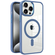 Etui Magnetyczne do Magsafe do iPhone 15 Pro, niebieskie