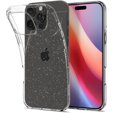 Etui Spigen do iPhone 16 Pro Max, Liquid Crystal, przezroczyste brokatowe + Szkło Hartowane 9H