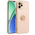 Etui do Huawei Nova Y61, Electro Ring, różowe rose gold