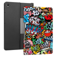 Etui do Lenovo Tab Plus, Smartcase, graffiti