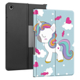 Etui do Lenovo Tab Plus, Smartcase, unicorn