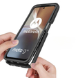 Etui do Motorola Moto G32, Shockproof, z folią, czarne