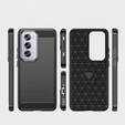 Etui do Oppo Reno 12, Carbon, czarne