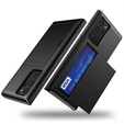 Etui do Samsung Galaxy Note 20 Ultra, Sliding Card Holder, czarne