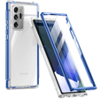 Etui do Samsung Galaxy Note 20 Ultra, Suritch Full Body, przezroczyste / niebieskie