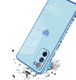 Etui do Samsung Galaxy S20 FE, Electro heart, niebieskie