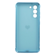 Etui do Samsung Galaxy S21 FE, Electro heart, niebieskie