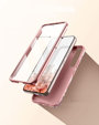 Etui do Samsung Galaxy S22, Suritch Full Body Marble, różowe