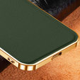 Etui do Samsung Galaxy S23 Ultra, Cowhide Leather, zielone