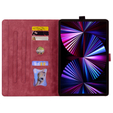 Etui do Xiaomi Redmi Pad SE 11", With stand, flower, czerwone