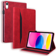Etui do iPad 10.9 2022 10 Gen, Classic, z miejscem na rysik, czerwone