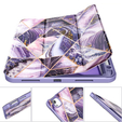 Etui do iPad Air 10.9" 2020 (4 gen.) / Pro 11" 2020/2018 (2/1 gen.), Suritch Full Body Marble, fioletowe