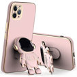 Etui do iPhone 12 Pro Max, Astronaut, różowe