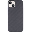 Etui do iPhone 13, karbonowe Carbon Fiber, czarne