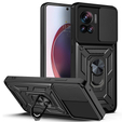 Etui pancerne do Motorola Edge 30 Ultra 5G, CamShield Slide, czarne