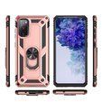 Etui pancerne do Samsung Galaxy S20 FE, Nox Case Ring, różowe rose gold